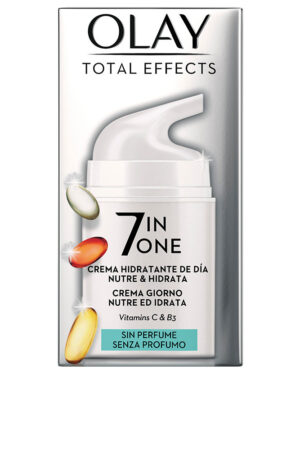 Olay TOTAL EFFECTS anti-edad hidratante sin perfume 50 ml