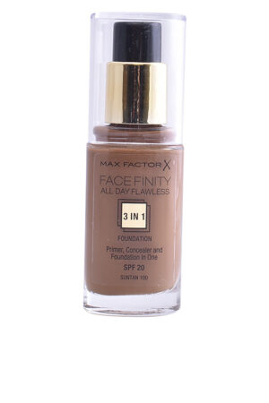 Max factor FACEFINITY ALL DAY FLAWLESS 3 IN 1 foundation #100-suntan 30 ml