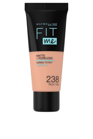 Maybelline FIT ME MATTE+PORELESS foundation #238-rich tan