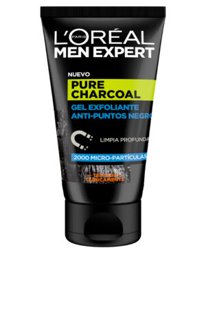 L'orÉal paris MEN EXPERT pure charcoal gel exfoliante p.negros 100 ml