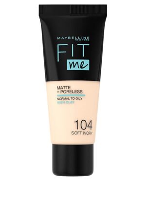 Maybelline FIT ME! Foundation matte+poreless #104-soft ivory