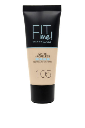 Maybelline FIT ME! Foundation matte+poreless #105-natural ivory