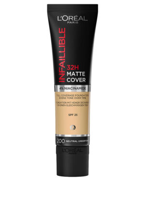L'orÉal paris INFAILLIBLE 32H matte cover foundation #200-Neutral Undertone 30 ml
