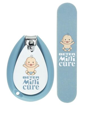 MINI CURE CUIDADO UÑAS BEBÉS AZUL set 2 pz