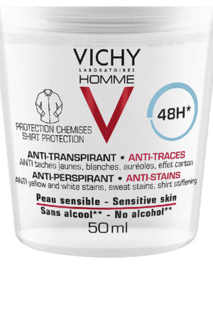 Vichy HOMME anti-transpirant anti-traces 48h deo roll-on 50 ml