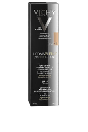 Vichy DERMABLEND 3D CORRECTION fond de teint resurfaçant #45-gold 30 ml