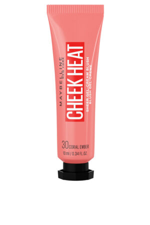 Maybelline CHEEK HEAT sheer gel-cream blush #30-coral ember