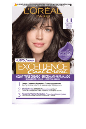 L'orÉal paris EXCELLENCE COOL hair dye #4.11-intense ash brown 192 ml