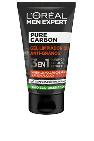 L'orÉal paris MEN EXPERT pure charcoal anti-pimple cleansing gel 3 in 1 100 ml