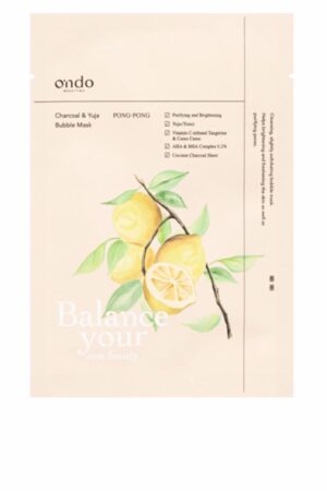 Ondo beauty 36.5 CHARCOAL & YUJA bubble mask 25 ml