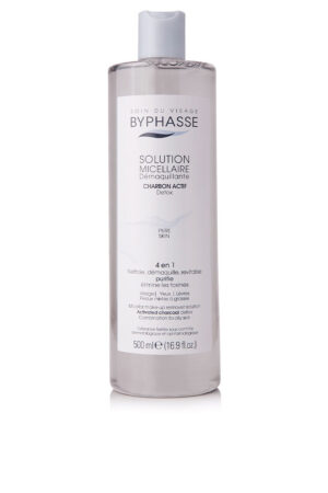 Byphasse Micellar solution makeup remover with activated carbon 500 ml