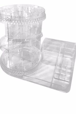 Iko MAKEUP ORGANIZER rotating with shelves #transparent 1 unit