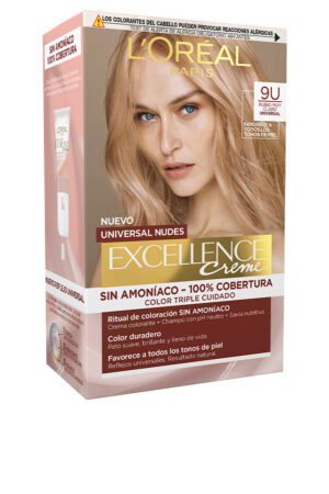L'orÉal paris EXCELLENCE NUDES dye #9u-very light blonde 5 u