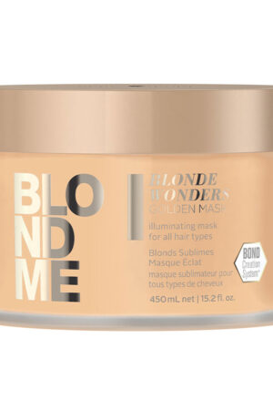 Schwarzkopf Blonde Wonders Golden Mascarilla Capilar Aclarante de Rubios 450ml
