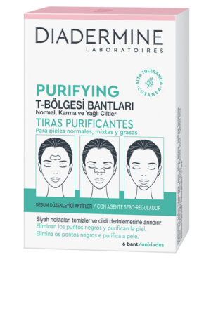 Diadermine TIRAS PURIFICANTES piel normal-mixta 6 u