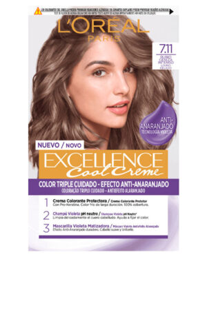 L'orÉal paris EXCELLENCE COOL dye #7.11-intense ash blonde 192 ml
