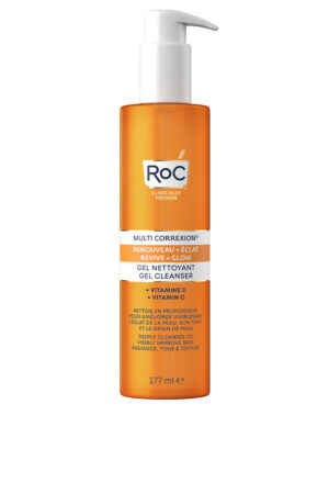 Roc REVIVE + GLOW & gel limpiador 177 ml