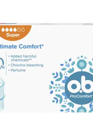 O.B. PROCOMFORT SUPER tampón 54 u