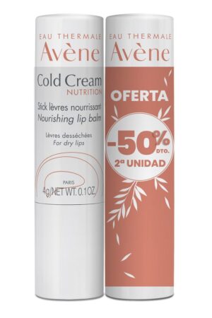 AvÈne COLD CREAM nourishing lip stick 2 x 4 gr