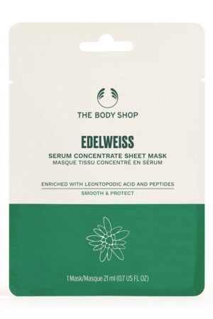 The body shop EDELWEISS serum concentrate sheet mask 1 u