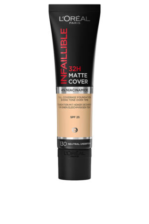 L'orÉal paris INFAILLIBLE 32H matte cover foundation #130-Neutral Undertone 30 ml