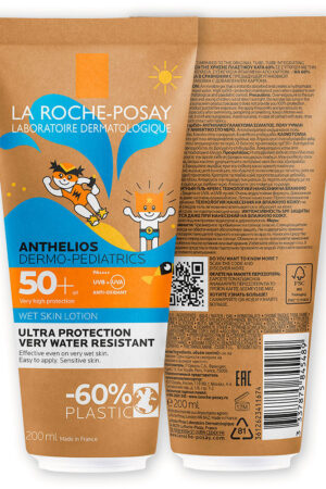 La roche posay ANTHELIOS DERMO-PEDIATRICS wet skin lotion SPF 50+ 200 ml