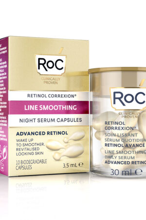 Roc LINE SMOOTHING night serum capsules 10 u