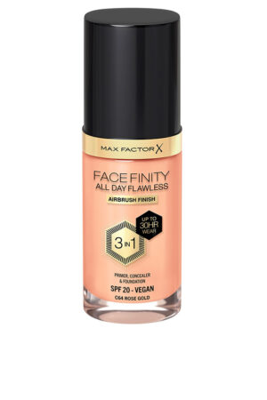 Max factor FACEFINITY 3IN1 primer, concealer & foundation #64-rose gold 30 ml