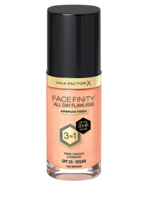 Max factor FACEFINITY 3IN1 primer, concealer & foundation #80-bronze 30 ml