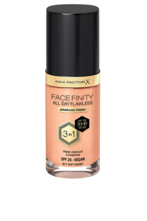 Max factor FACEFINITY 3IN1 primer, concealer & foundation #77-soft honey 30 ml