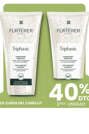 Rene furterer TRIPHASIC ANTI-HAIR LOSS SHAMPOO LOT 2 x 200 ml