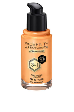 Max factor FACEFINITY ALL DAY FLAWLESS 3 IN 1 foundation #W78-warm honey 30 ml
