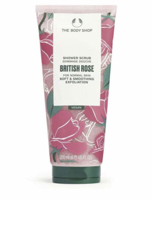 The body shop BRITISH ROSE shower scrub 200 ml