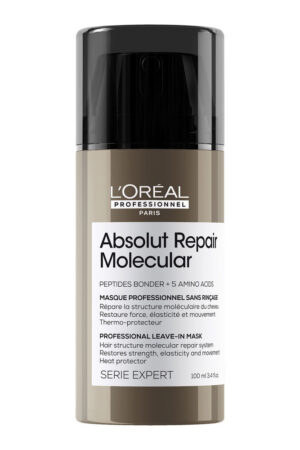 L'orÉal professionnel paris ABSOLUT REPAIR MOLECULAR professional repairing leave-in mask for damaged hair 100 ml
