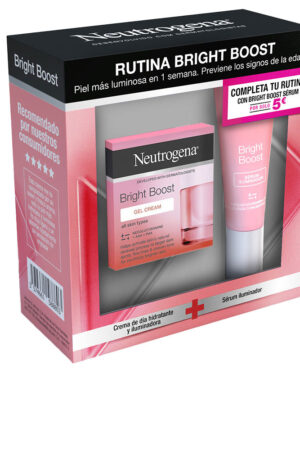 Neutrogena BRIGHT BOOST ROUTINE CREAM GEL & SERUM LOT 2 pcs