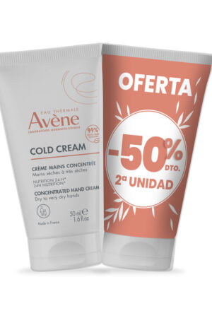 AvÈne COLD CREAM concentrated hand cream pack 2 x 50 ml
