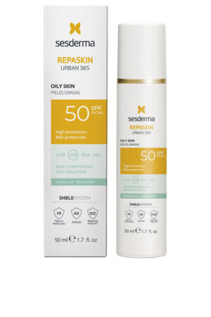 Sesderma REPASKIN URBAN 365 photoprotector for oily skin SPF50 50 ml