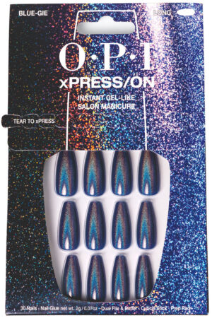 OPI xPRESS/ON Artificial Nails Nail Art #Blue-Gie 30 u