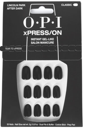 OPI xPRESS/ON Artificial Nails Iconic Shades #Lincoln Park After Dark 30 u