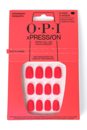 OPI xPRESS/ON Artificial Nails Iconic Shades #Strawberry Margarita 30 u