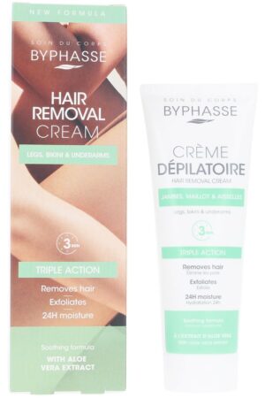 Byphasse HAIR REMOVAL CREAM aloe vera extract 125 ml