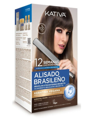 KATIVA PROFESSIONAL BRAZILIAN STRAIGHTENING PRO DARK CASE 6 pcs