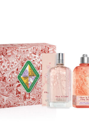 L'occitane en provence CHERRY FLOWERS CASE 2 pcs