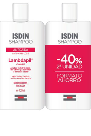 Isdin LAMBDAPIL anti-hair loss shampoo pack 2 x 400 ml