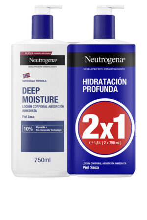 Neutrogena DEEP HYDRATION dry skin lotion pack 2 x 750 ml