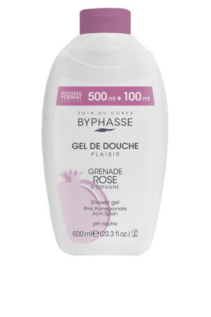 Byphasse PLAISIR pink pomegranate SHOWER GEL 600 ml