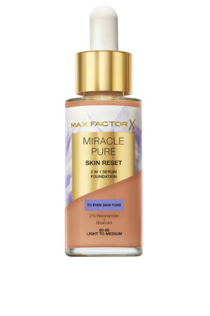Max factor MIRACLE PURE serum with color #60 - 80-Light to Medium 30 ml
