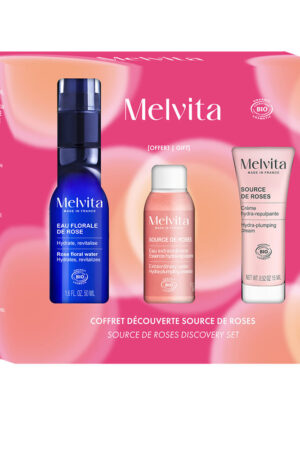 Melvita ROSE FLORAL WATER CASE 3 pcs