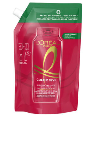 L'orÉal paris ELVIVE COLOR-VIVE protective shampoo refill eco pack 500 ml