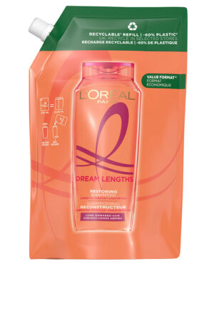 L'orÉal paris ELVIVE DREAM LONG reconstructive shampoo refill eco pack 500 ml